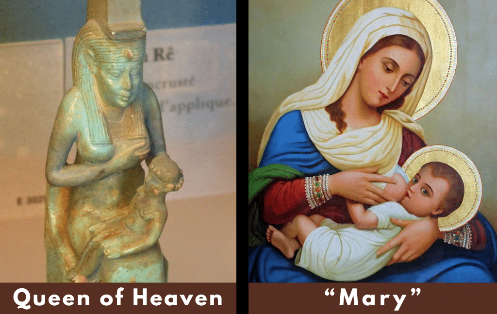 Queen of Heaven Mary Inanna Idol Jeremaih 7