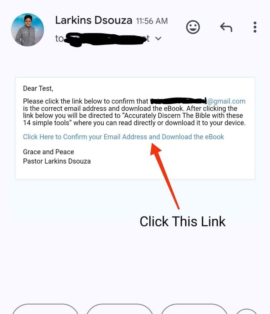 Confirm Email ID